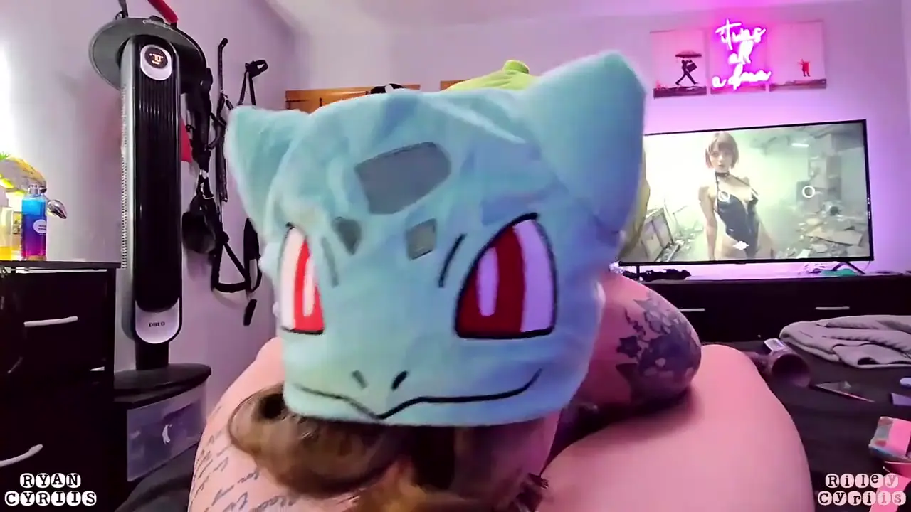 Riley Cyriis March Video Releases! Bulbasaur Deepthroat, Piss & Cum!