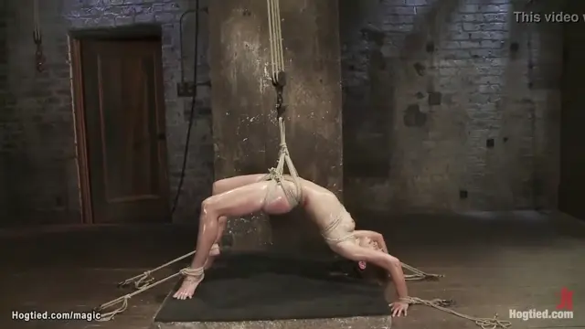 Hogtied In Inverted Back Arch Position