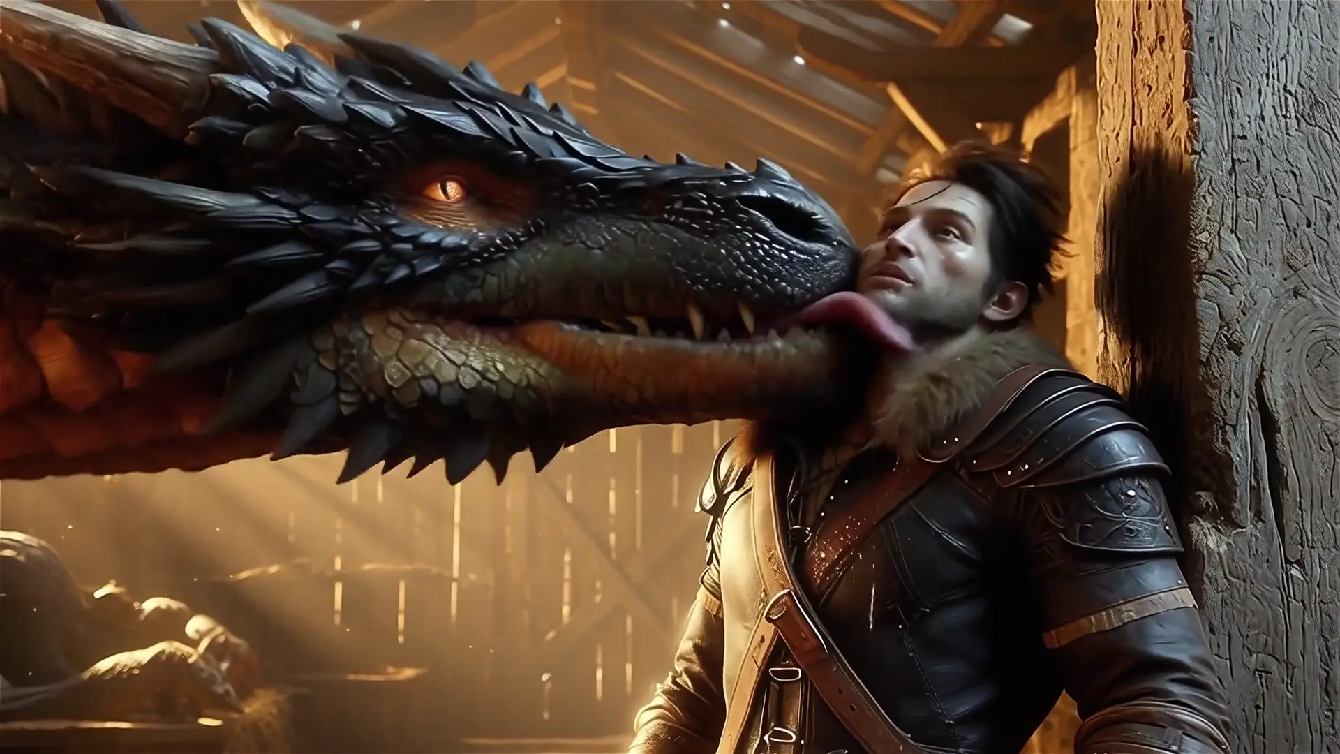 Dragon Lick - Adnimated - AI-BEAST