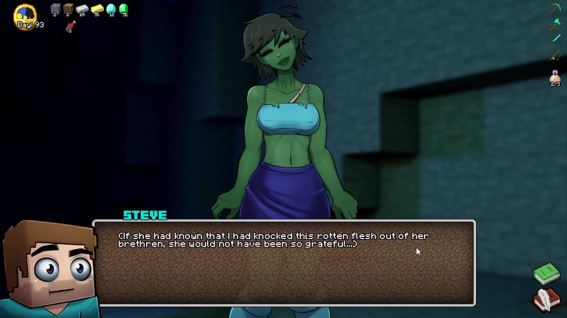 Hornycraft Cutest Minecraft Zombie Girl Ever