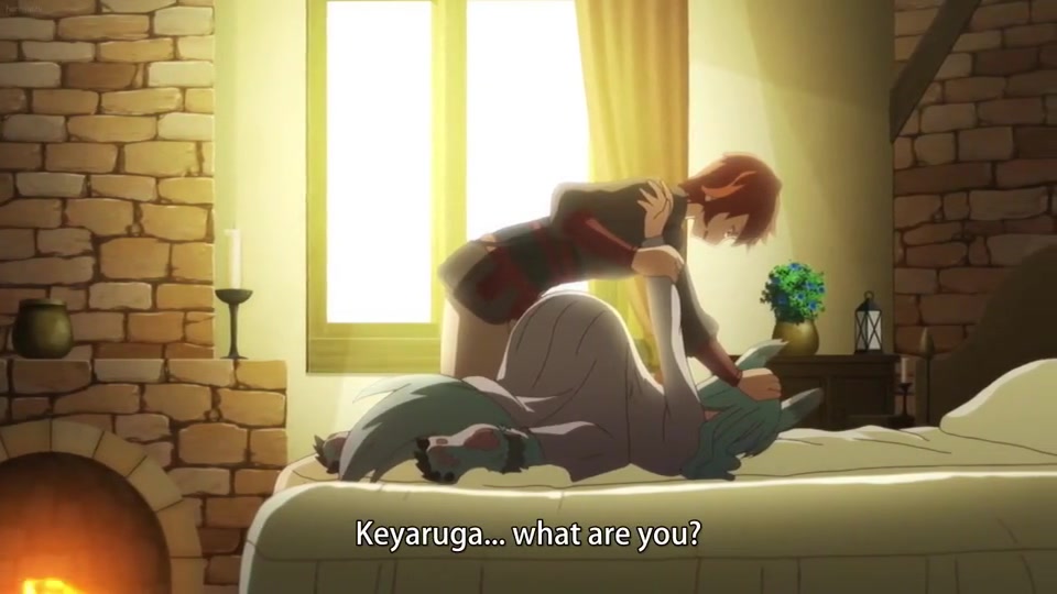 Sexy anime chick gets a hardcore threesome & a creamy surprise